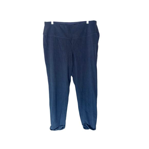 J. Jill Wearever Collection Black Pull‎ On Stretch Straight Leg Pants Large - Picture 1 of 10